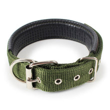 Load image into Gallery viewer, Dog collar nylon light collar soft leather lined dog foam collar simple refreshing 4 color 5 specifications pet supplies
