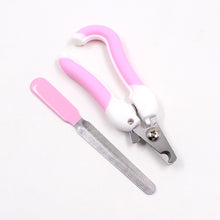 Load image into Gallery viewer, Pet Nail Trimmer Pet Professional Stainless Steel Nail Cutter Pet Grooming Tools Set
