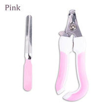 Load image into Gallery viewer, Pet Nail Trimmer Pet Professional Stainless Steel Nail Cutter Pet Grooming Tools Set
